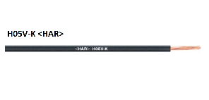 CABLE H05V-K 1 X 0.5MM2 Black ( 4510011 )